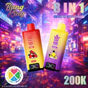 Bang King 200K 8-in-1 使い捨てベイプ