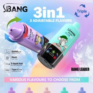 Bang Leader 85K 3-in-1 使い捨て電子タバコ