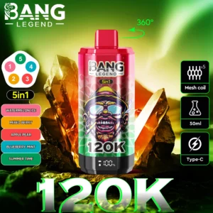 Bang Legend 5-in-1 120000パフ