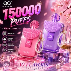 QQ Bang 150K 使い捨て電子タバコ