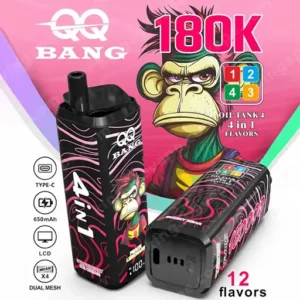 QQ Bang 180K 4-in-1 使い捨て電子タバコ